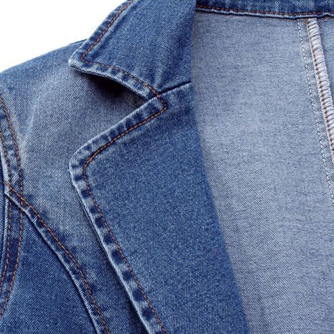 Ladies' denim blazer with an elegant cut – Nora-S-State of Style