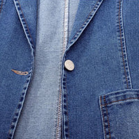Ladies' denim blazer with an elegant cut – Nora-S-State of Style