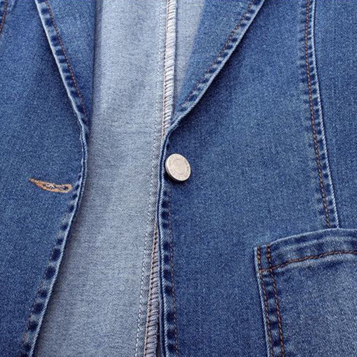 Ladies' denim blazer with an elegant cut – Nora-S-State of Style