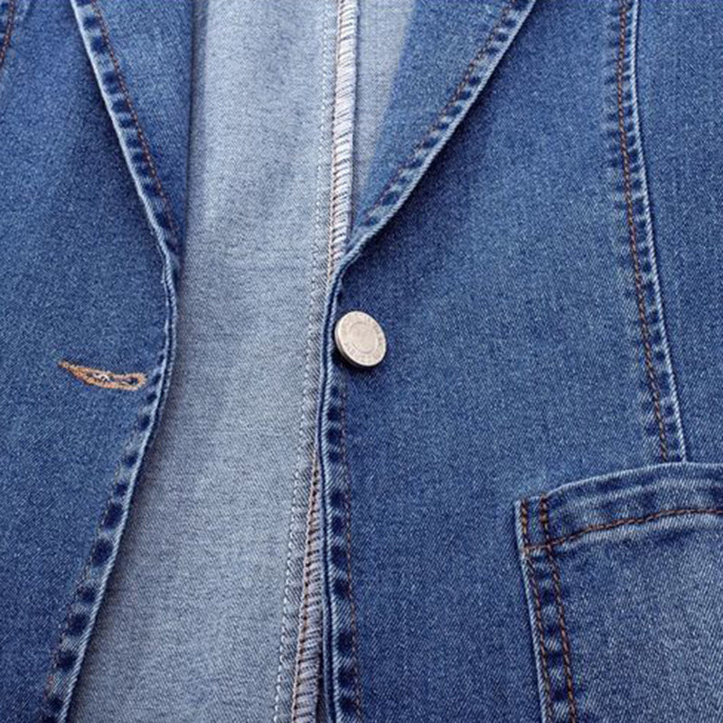 Ladies' denim blazer with an elegant cut – Nora-S-State of Style