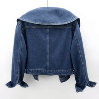 Ladies' denim jacket with sailor collar – Giovanna-S-State of Style