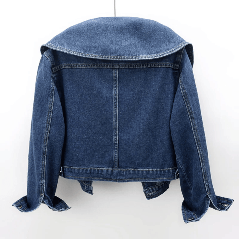 Ladies' denim jacket with sailor collar – Giovanna-S-State of Style