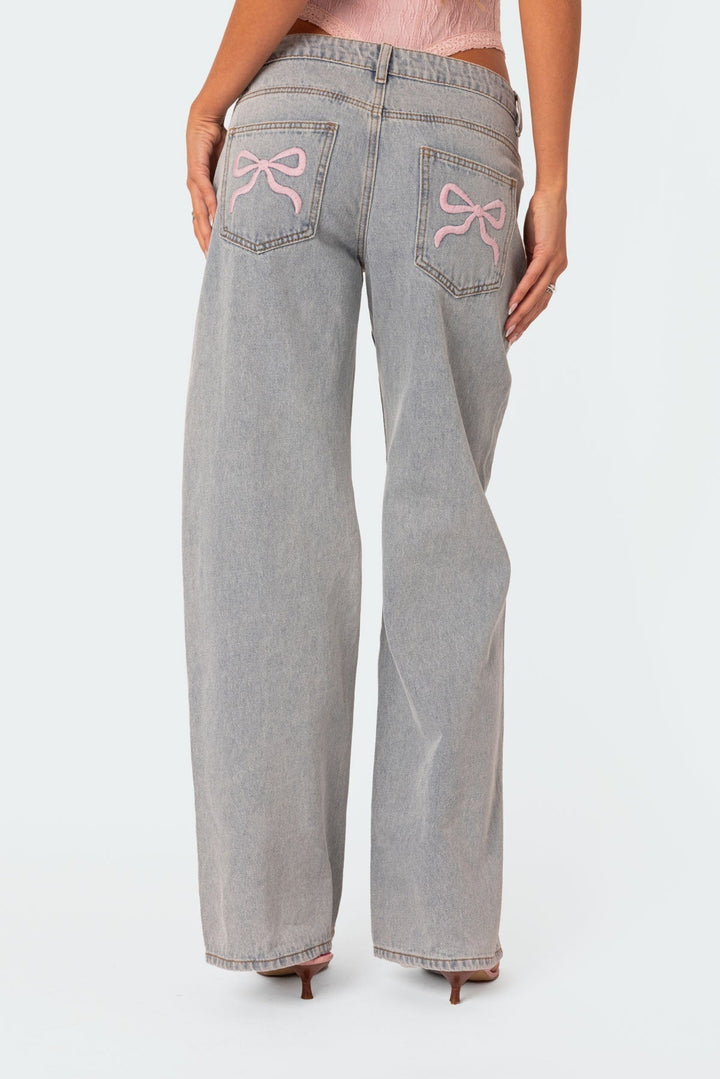 Ladies' Denim Trousers with Relaxed Fit - Skylar-S-State of Style