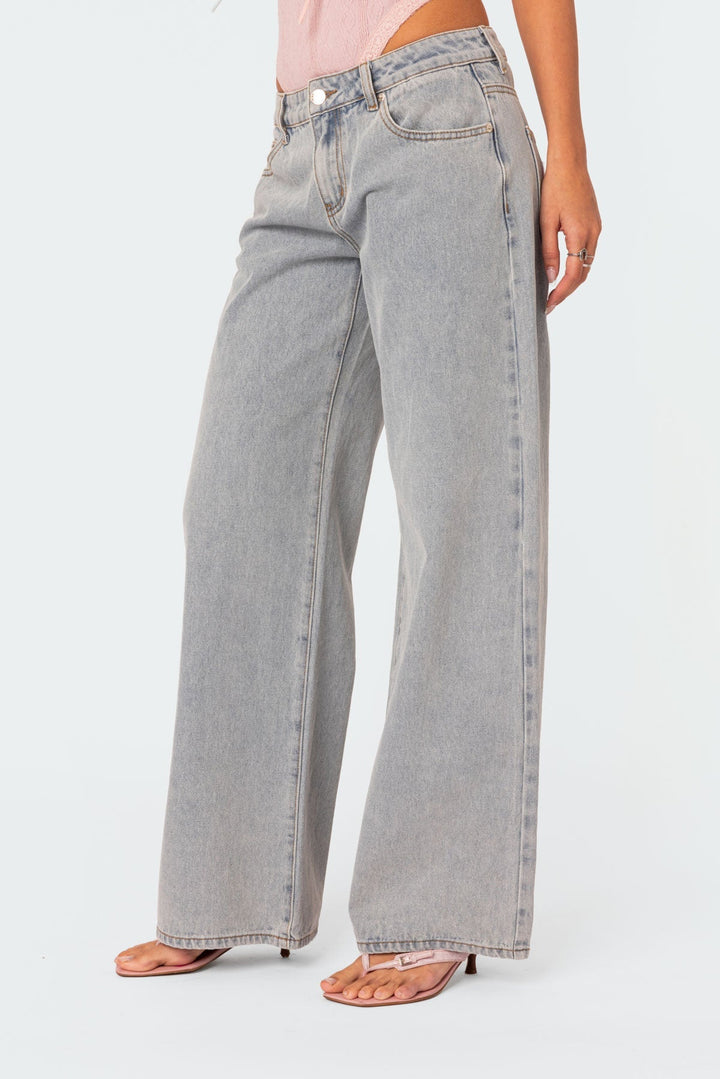 Ladies' Denim Trousers with Relaxed Fit - Skylar-S-State of Style