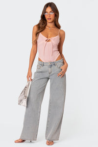Ladies' Denim Trousers with Relaxed Fit - Skylar-S-State of Style