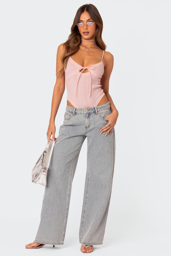 Ladies' Denim Trousers with Relaxed Fit - Skylar-S-State of Style