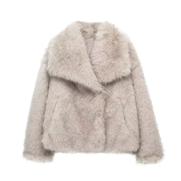 Ladies Faux Fur Jacket - Olivia-XS-State of Style