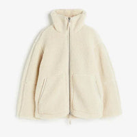 Ladies Fleece Winter Jacket - Avalon-White-XS-State of Style