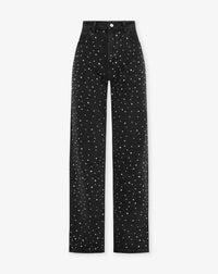Ladies Glitter Jeans for a Sparkling Look - Jade-Blue Grey-S-State of Style