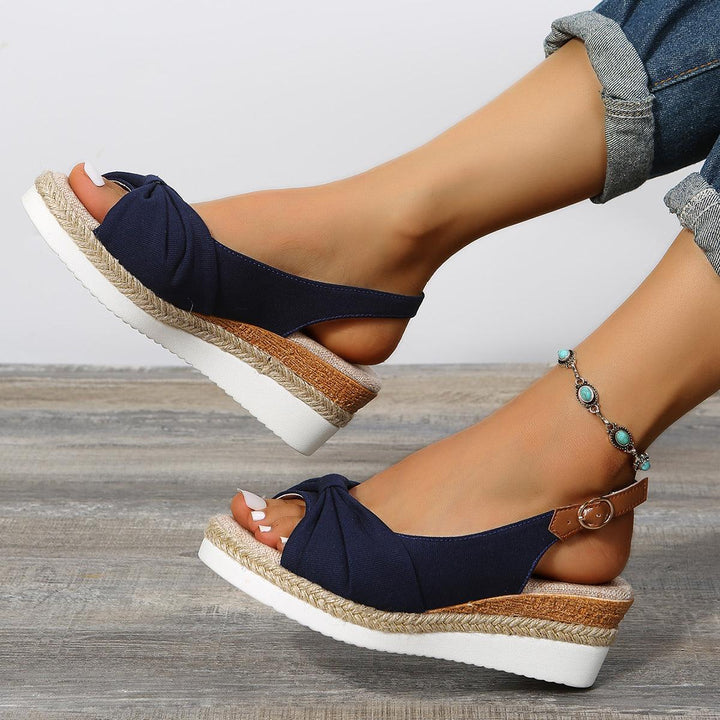 Ladies High Heel Sandals - ComfiLift-Beige-3.0-State of Style