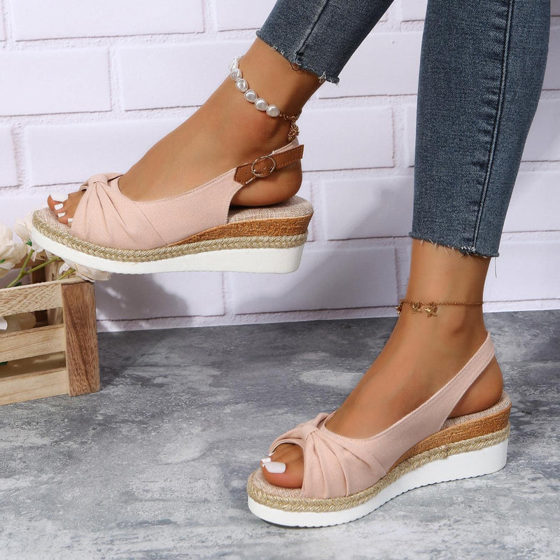 Ladies High Heel Sandals - ComfiLift-Beige-3.0-State of Style