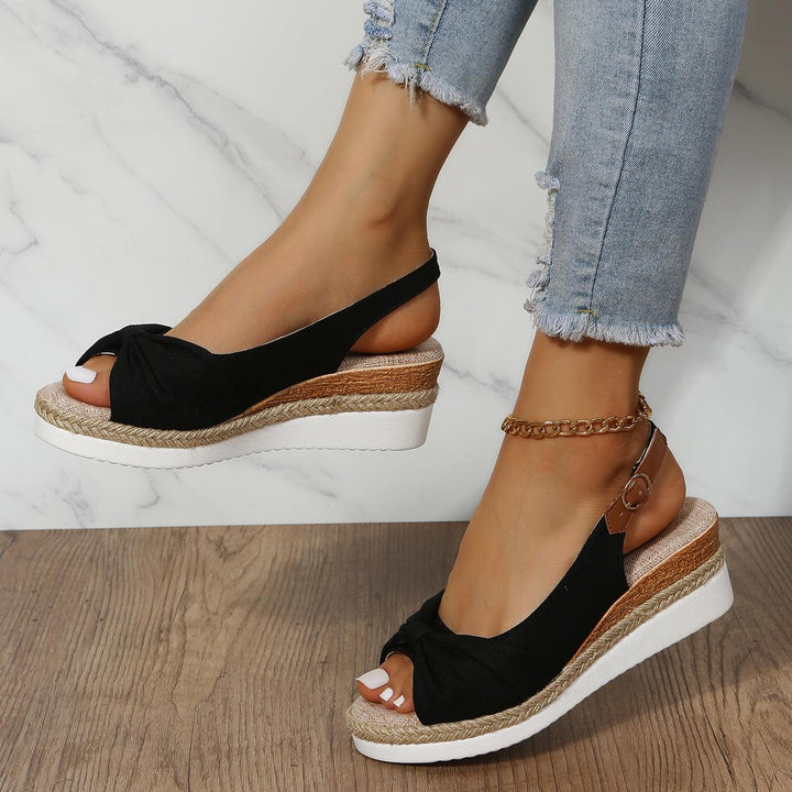 Ladies High Heel Sandals - ComfiLift-Beige-3.0-State of Style