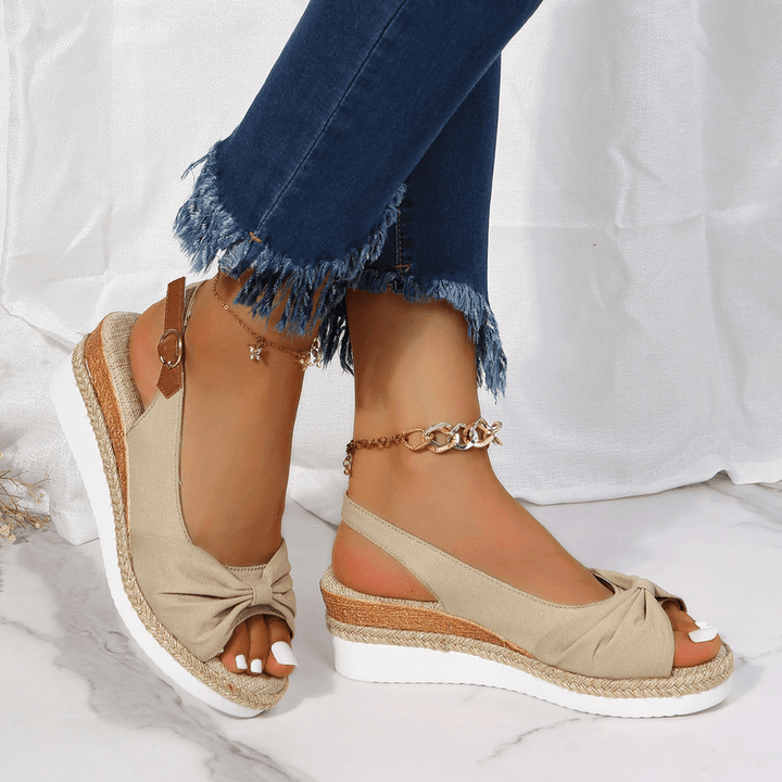 Ladies High Heel Sandals - ComfiLift-Beige-3.0-State of Style