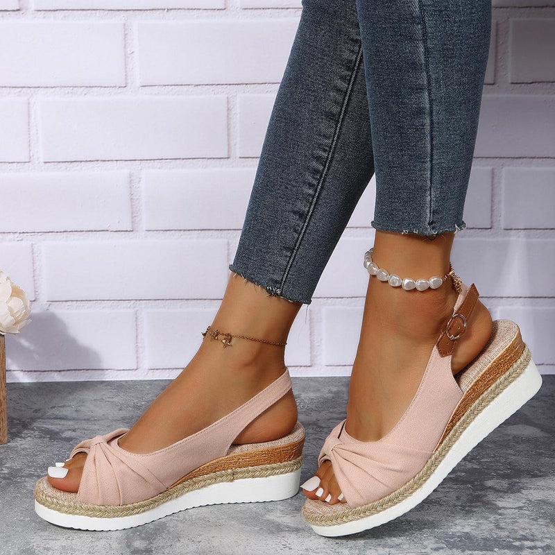 Ladies High Heel Sandals - ComfiLift-Beige-3.0-State of Style