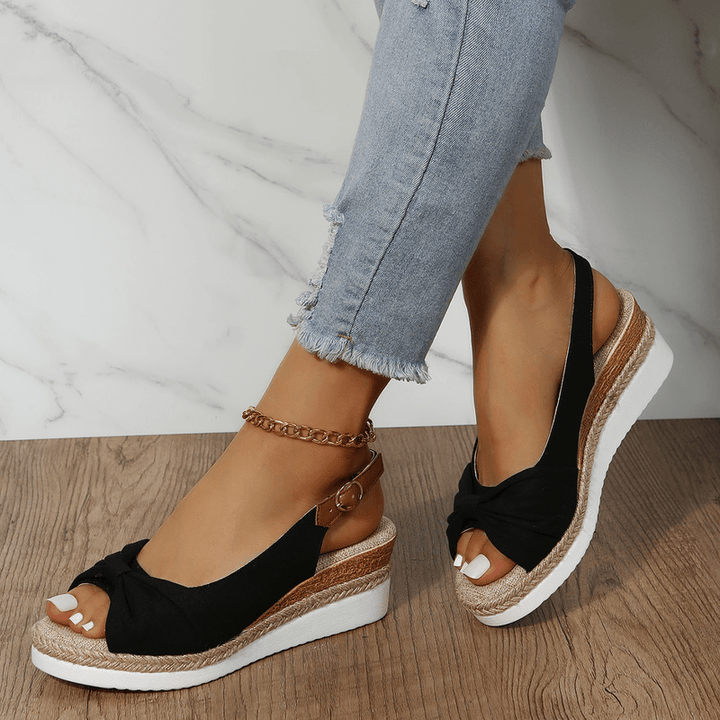 Ladies High Heel Sandals - ComfiLift-Black-3.0-State of Style