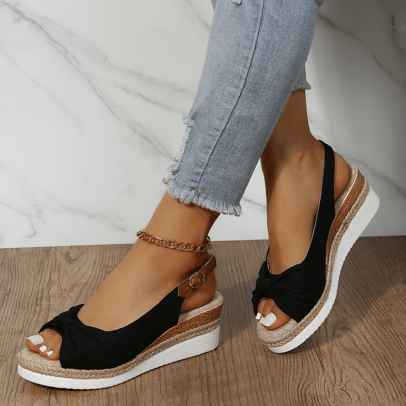 Ladies High Heel Sandals - ComfiLift-Black-3.0-State of Style