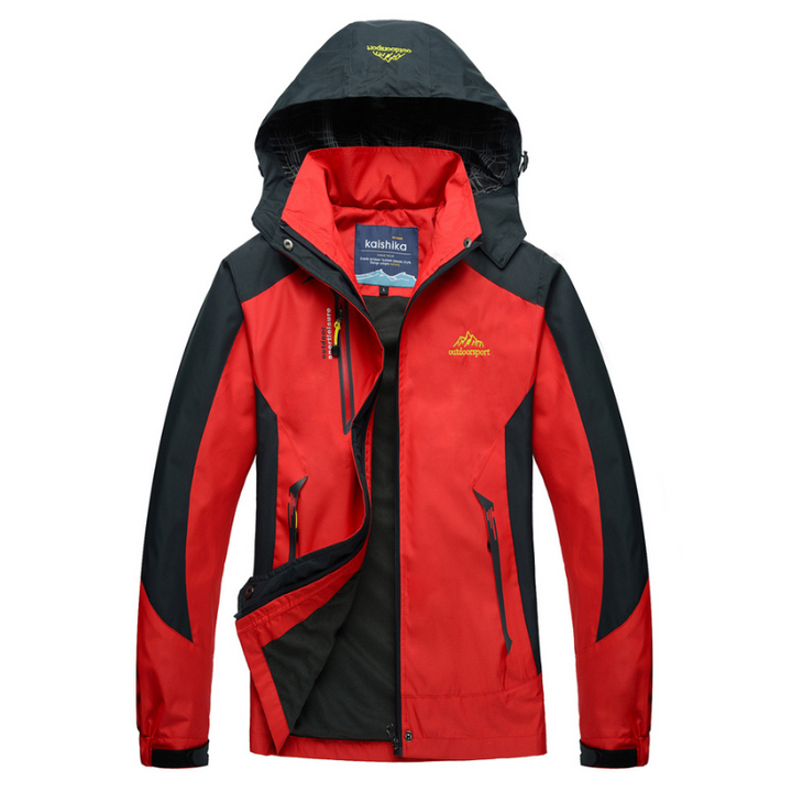 Ladies' Outdoor Walking Jacket - Nadia-Red-S-State of Style