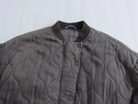 Ladies Oversized Grey Bomber Jacket - Alexa-Grey-XS-State of Style