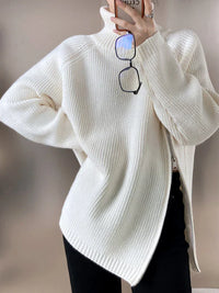 Ladies Pullover Vest with Zip - Clara-White-One Size-State of Style
