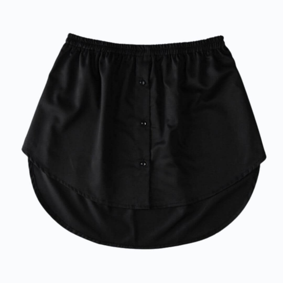 Ladies' Shirt Extender with Elastic Waistband – Noelle-Black-S-State of Style