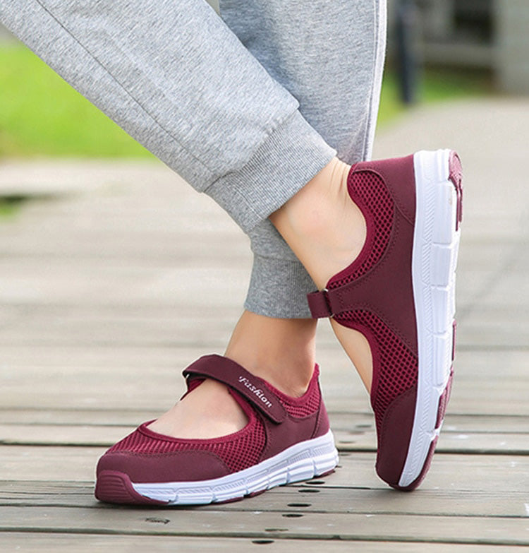Ladies Slip-ons - AirFlow-Red-3.0-State of Style