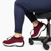 Ladies Sneakers - FlexiComfort-Black Purple-3.0-State of Style