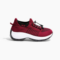 Ladies Sneakers - FlexiComfort-Red-3.0-State of Style