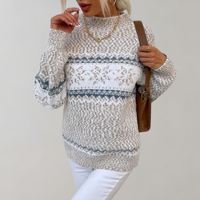 Ladies' sweater - Elara-Light Grey-XS-State of Style