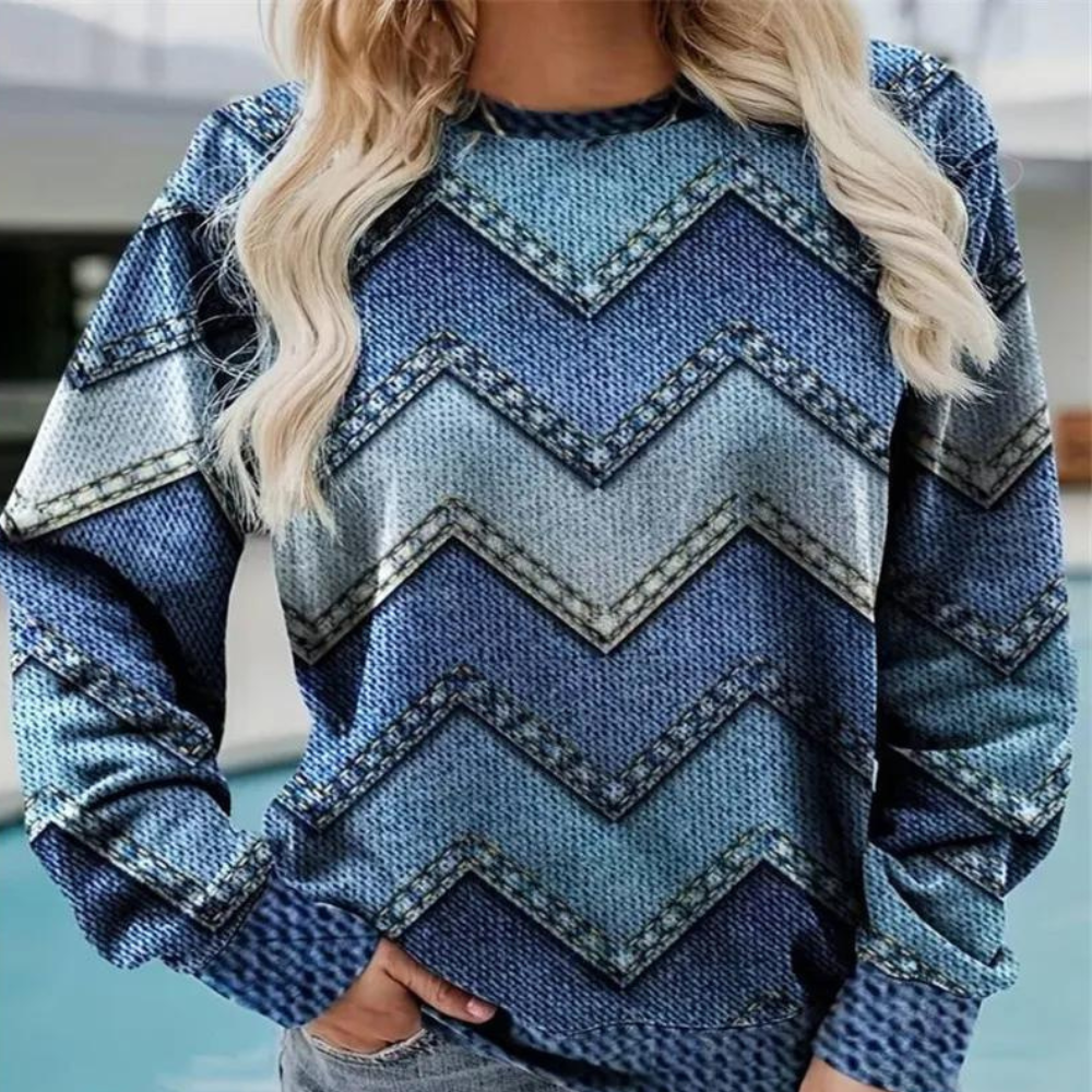 Ladies' Sweater for Comfort and Style - Aurora-Blue-XS-State of Style