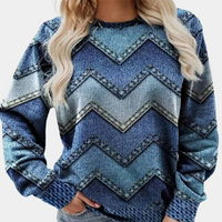 Ladies' Sweater for Comfort and Style - Aurora-Blue-XS-State of Style