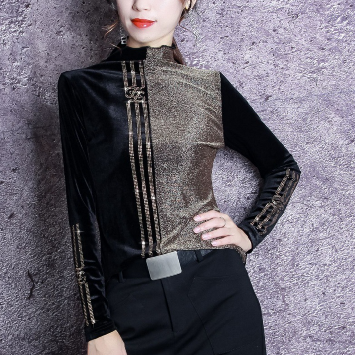 Ladies' Sweater with High Collar - Elise-XS-State of Style