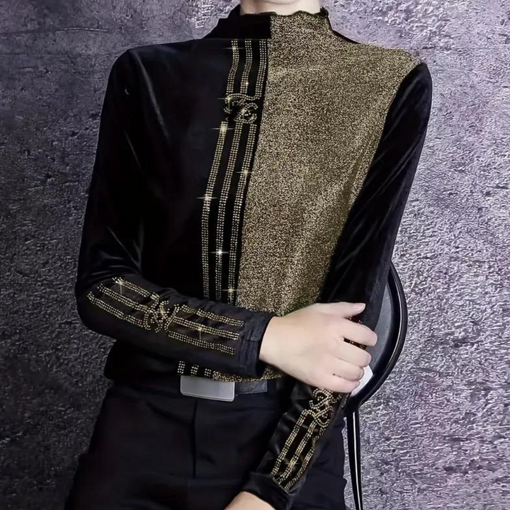 Ladies' Sweater with High Collar - Elise-XS-State of Style