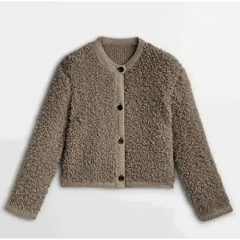 Ladies Teddy Vest - Aurora-Brown-S-State of Style