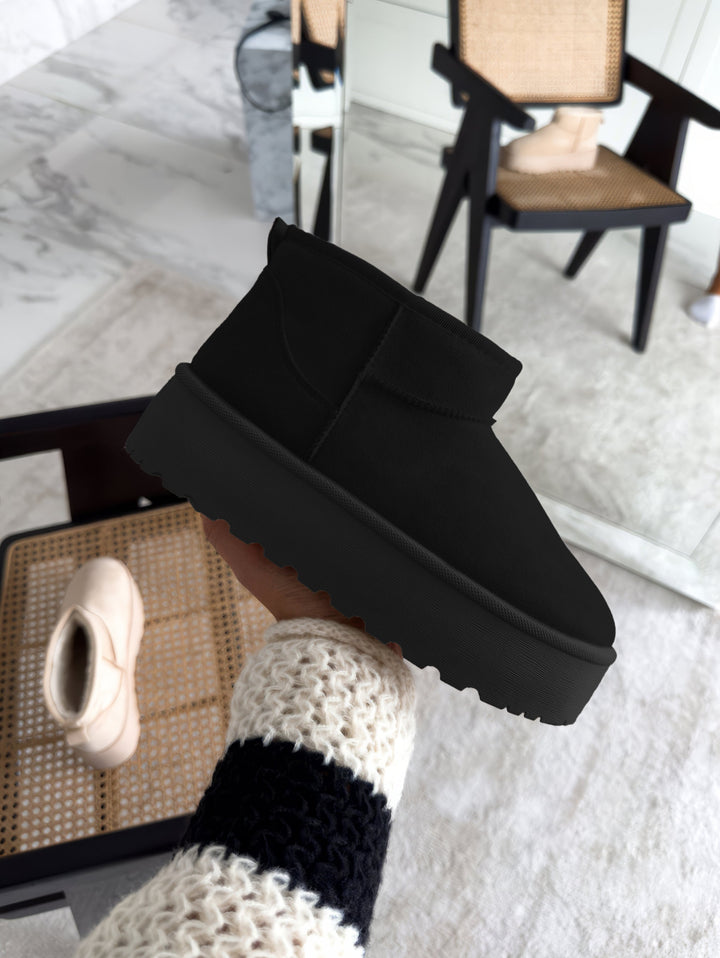Ladies Winter Boots - WinterWalker-Black-3.5-State of Style