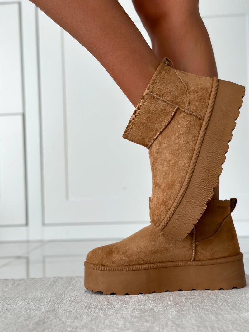 Ladies Winter Boots - WinterWalker-Brown-3.5-State of Style