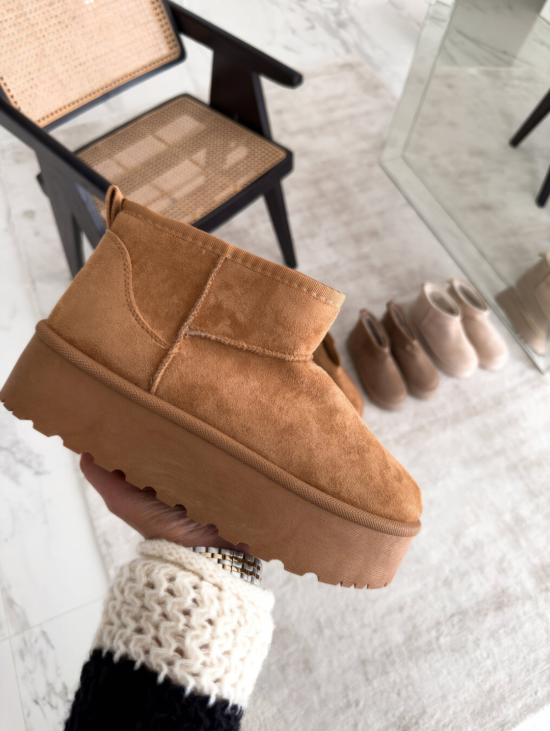 Ladies Winter Boots - WinterWalker-Brown-3.5-State of Style