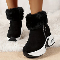 Ladies Winter Comfort Boots - Elise-Black-3-State of Style
