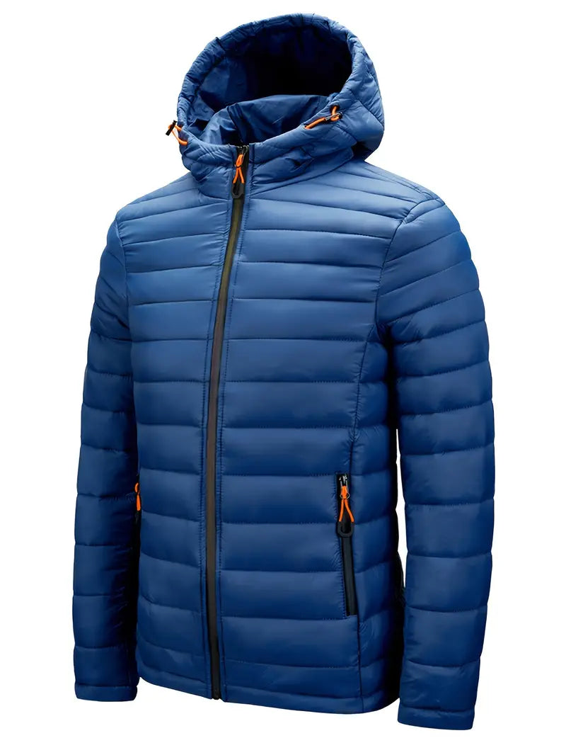 Ladies Winter Puffer Jacket with Hood - Arwen-Black-S-State of Style