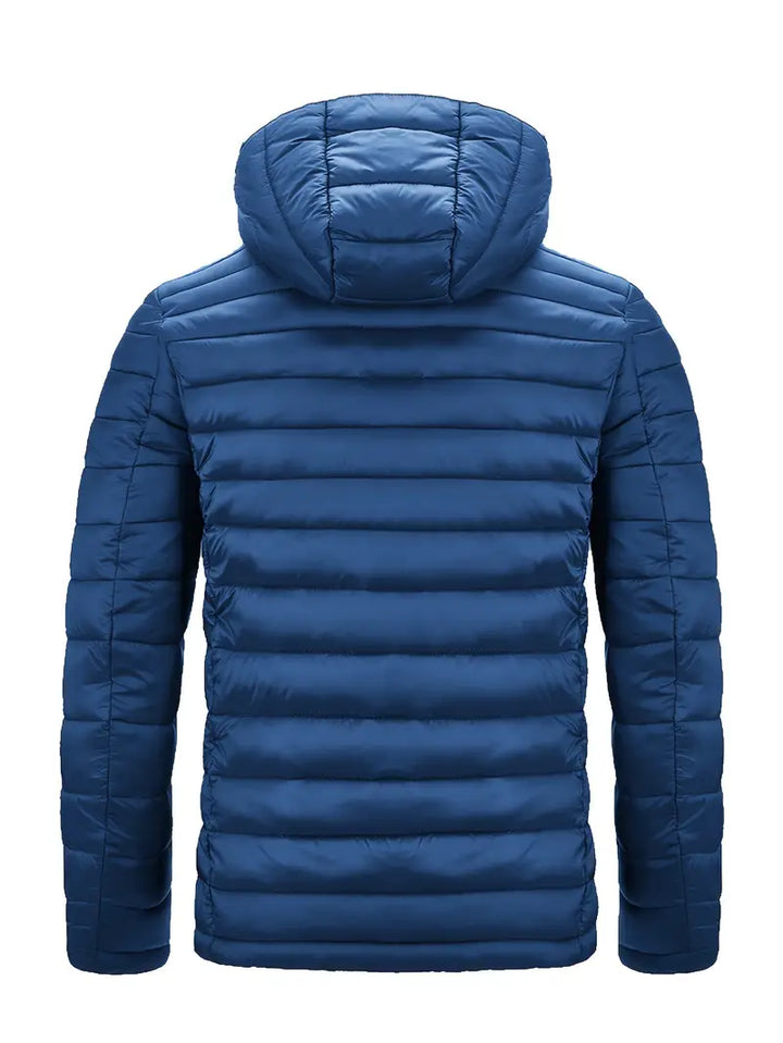 Ladies Winter Puffer Jacket with Hood - Arwen-Black-S-State of Style