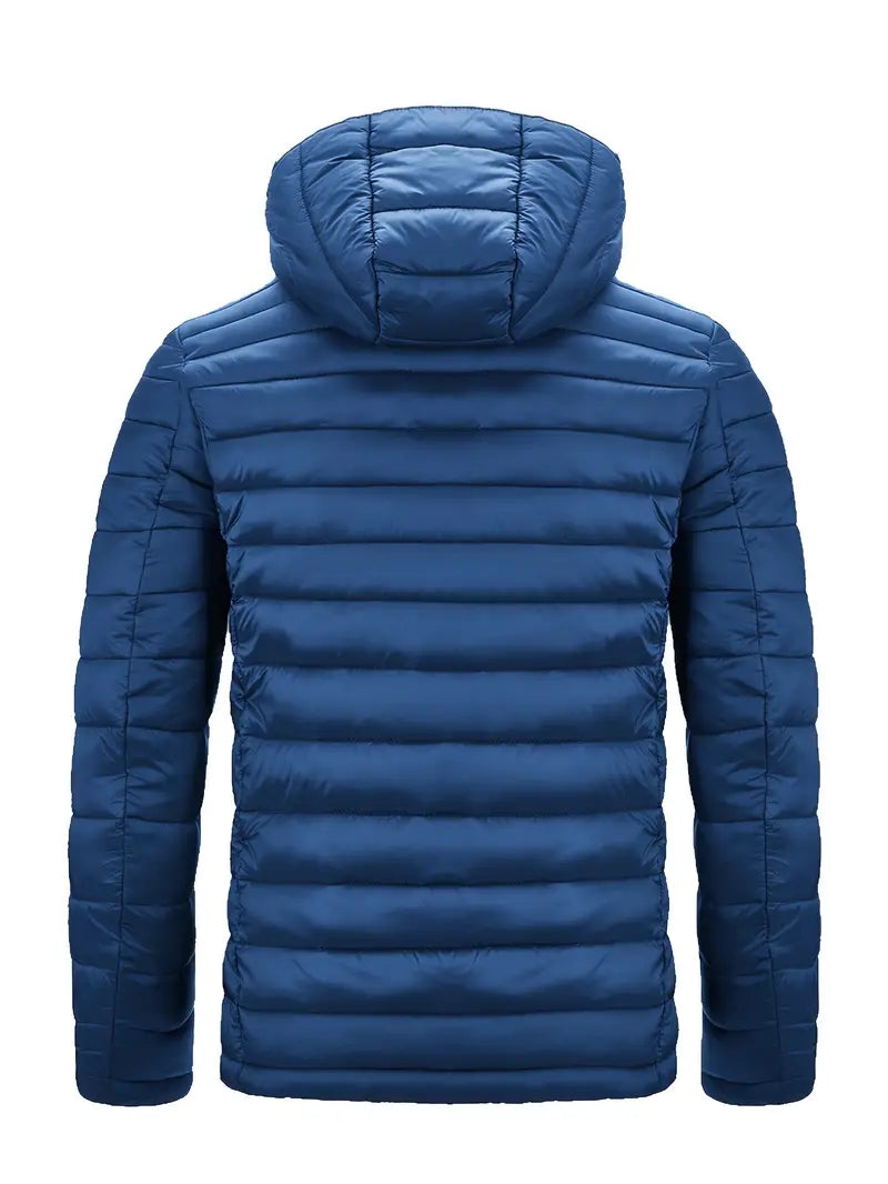 Ladies Winter Puffer Jacket with Hood - Arwen-Black-S-State of Style