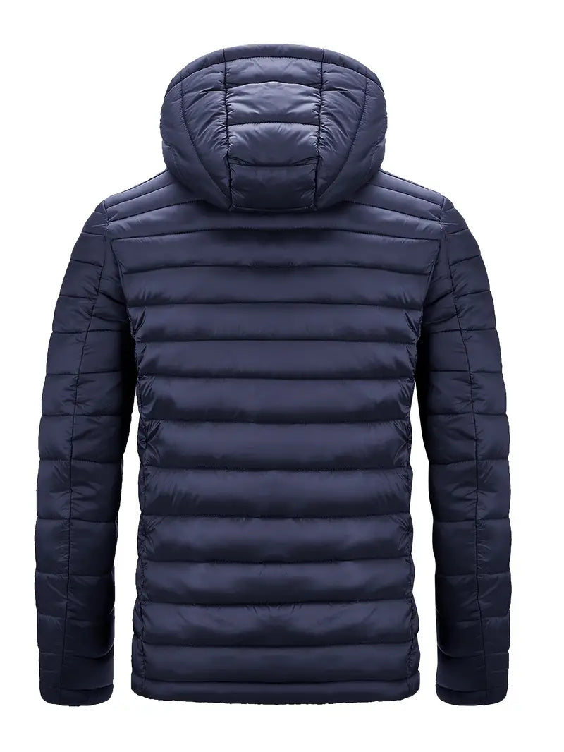 Ladies Winter Puffer Jacket with Hood - Arwen-Black-S-State of Style