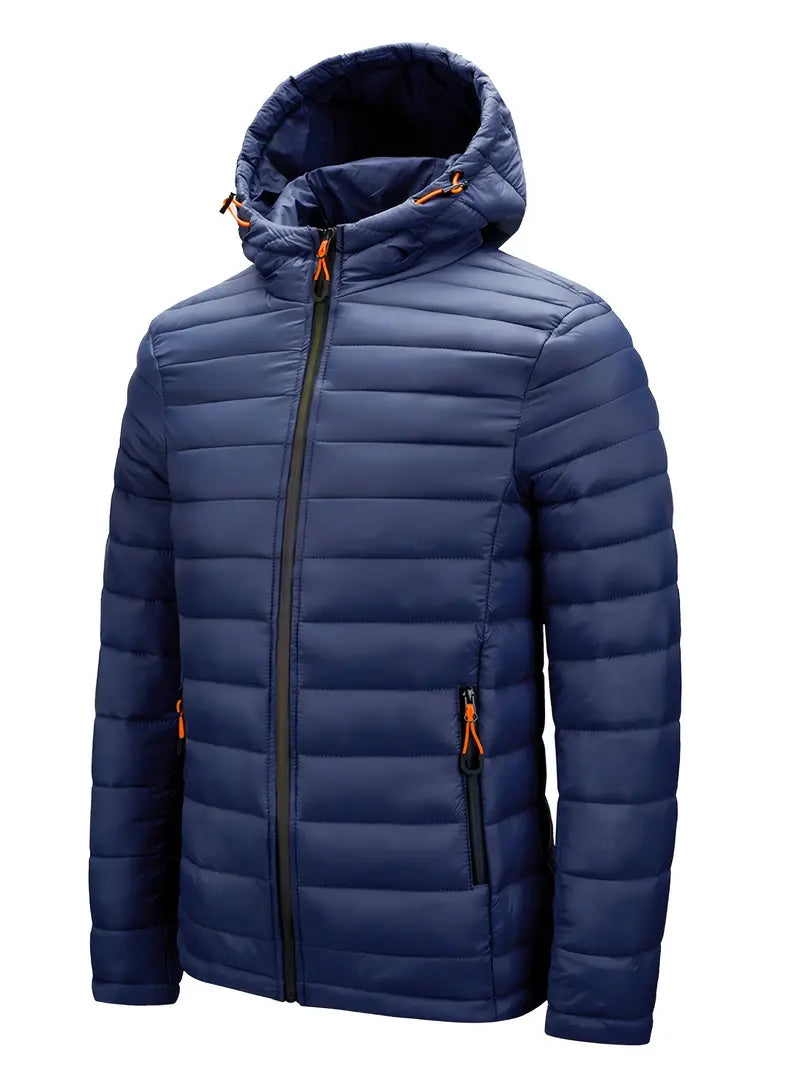 Ladies Winter Puffer Jacket with Hood - Arwen-Black-S-State of Style