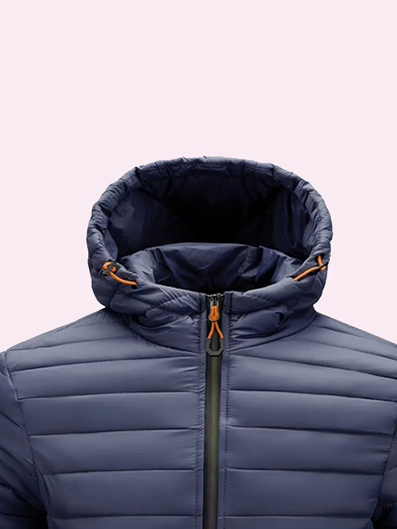 Ladies Winter Puffer Jacket with Hood - Arwen-Black-S-State of Style
