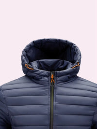 Ladies Winter Puffer Jacket with Hood - Arwen-Black-S-State of Style