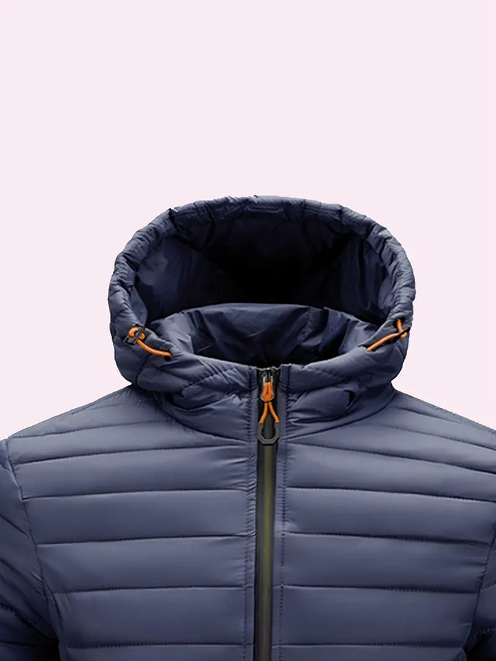 Ladies Winter Puffer Jacket with Hood - Arwen-Black-S-State of Style