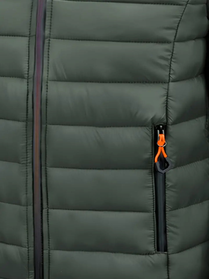 Ladies Winter Puffer Jacket with Hood - Arwen-Black-S-State of Style