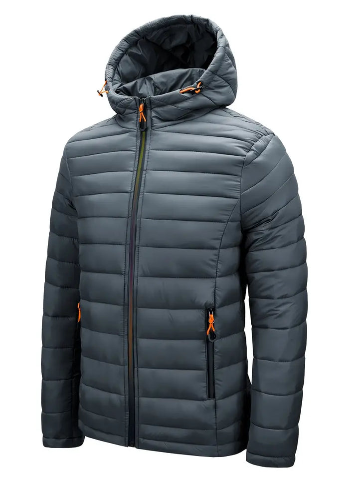 Ladies Winter Puffer Jacket with Hood - Arwen-Black-S-State of Style