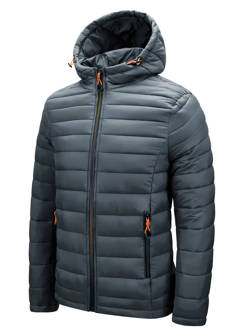 Ladies Winter Puffer Jacket with Hood - Arwen-Black-S-State of Style