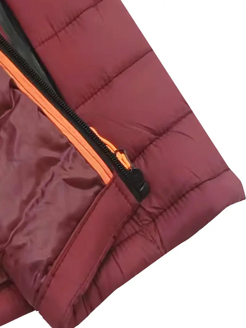 Ladies Winter Puffer Jacket with Hood - Arwen-Black-S-State of Style
