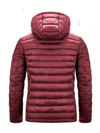 Ladies Winter Puffer Jacket with Hood - Arwen-Black-S-State of Style